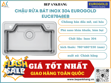 Chậu rửa bát chống xướt Eurogold EUC87848EB